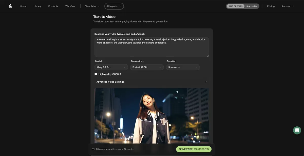 magicfit-text-to-video-ai-content-erstellung.webp MagicFit erstellt per Text-to-Video Funktion automatisch Videos für Social Media und Werbeanzeigen aus einfachen Eingaben